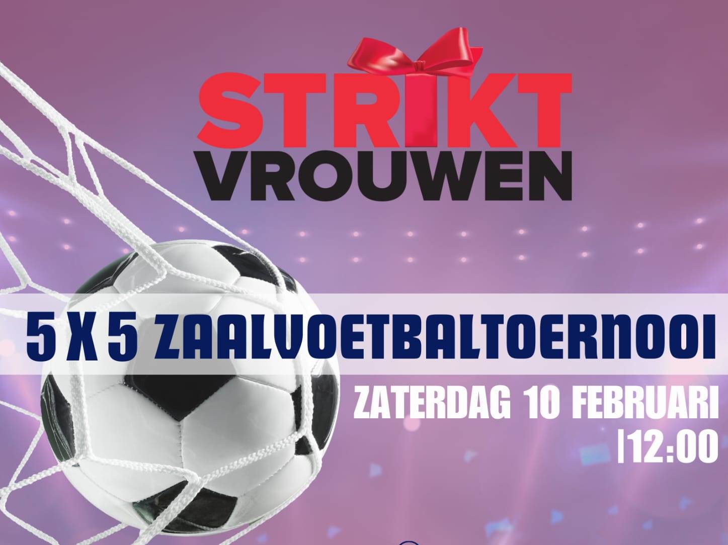 Strikt vrouwen zaalvoetbal
